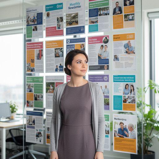 Kreatív hírlevél dizájn példák